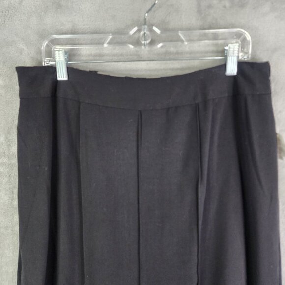 Woman Black Cato A-Line Skirt Elastic Waistband Zipper Closure Size 14/16W - Picture 4 of 12